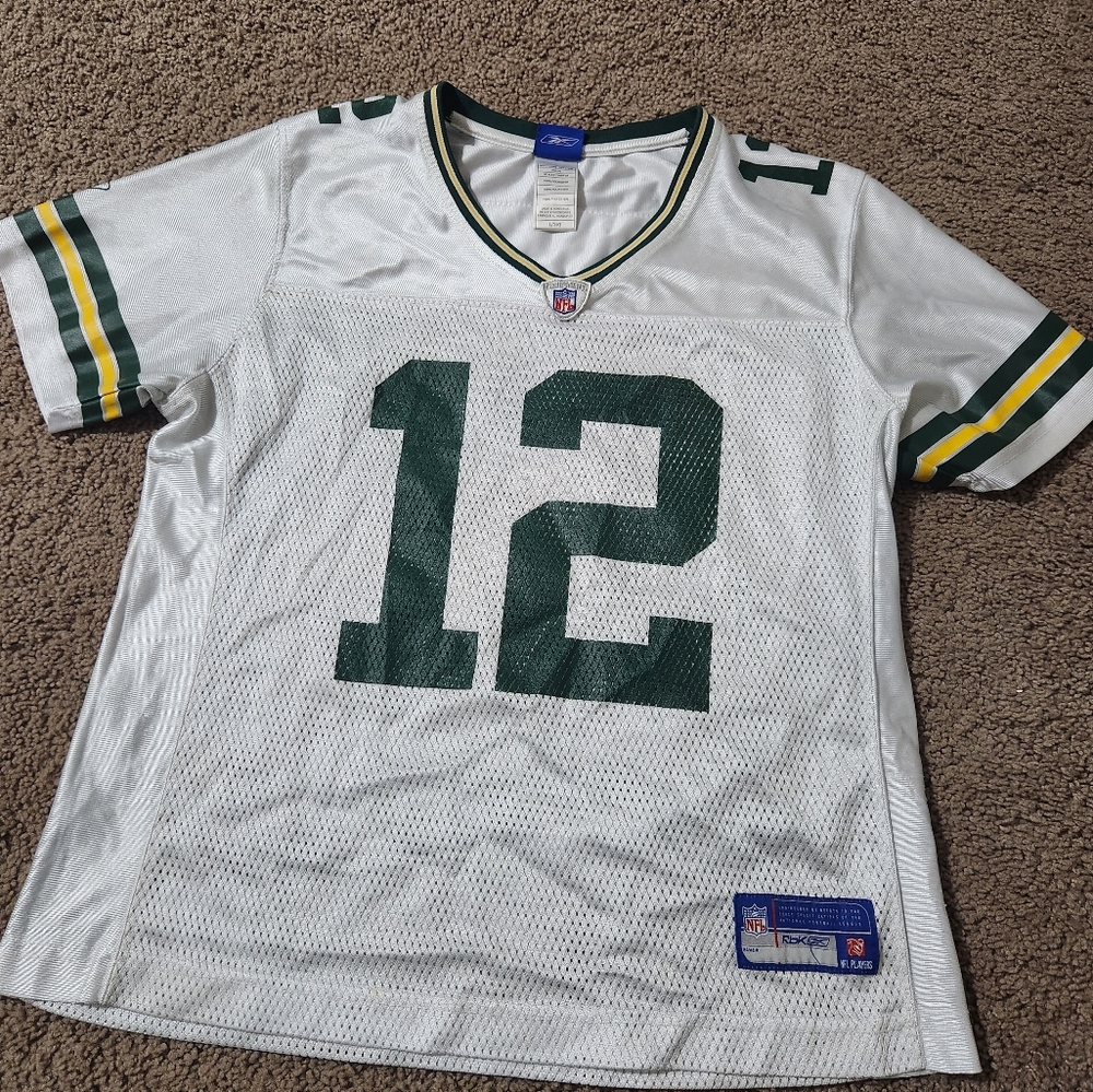 Green Bay Packers Aaron Rodgers #12 Reebok Jersey. Youth Large